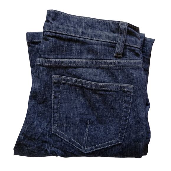 THE LIMITED Jeans Low Waist Straight Leg Crinkle DK Gray MAHK0778 '06 Size 6 - Picture 4 of 7